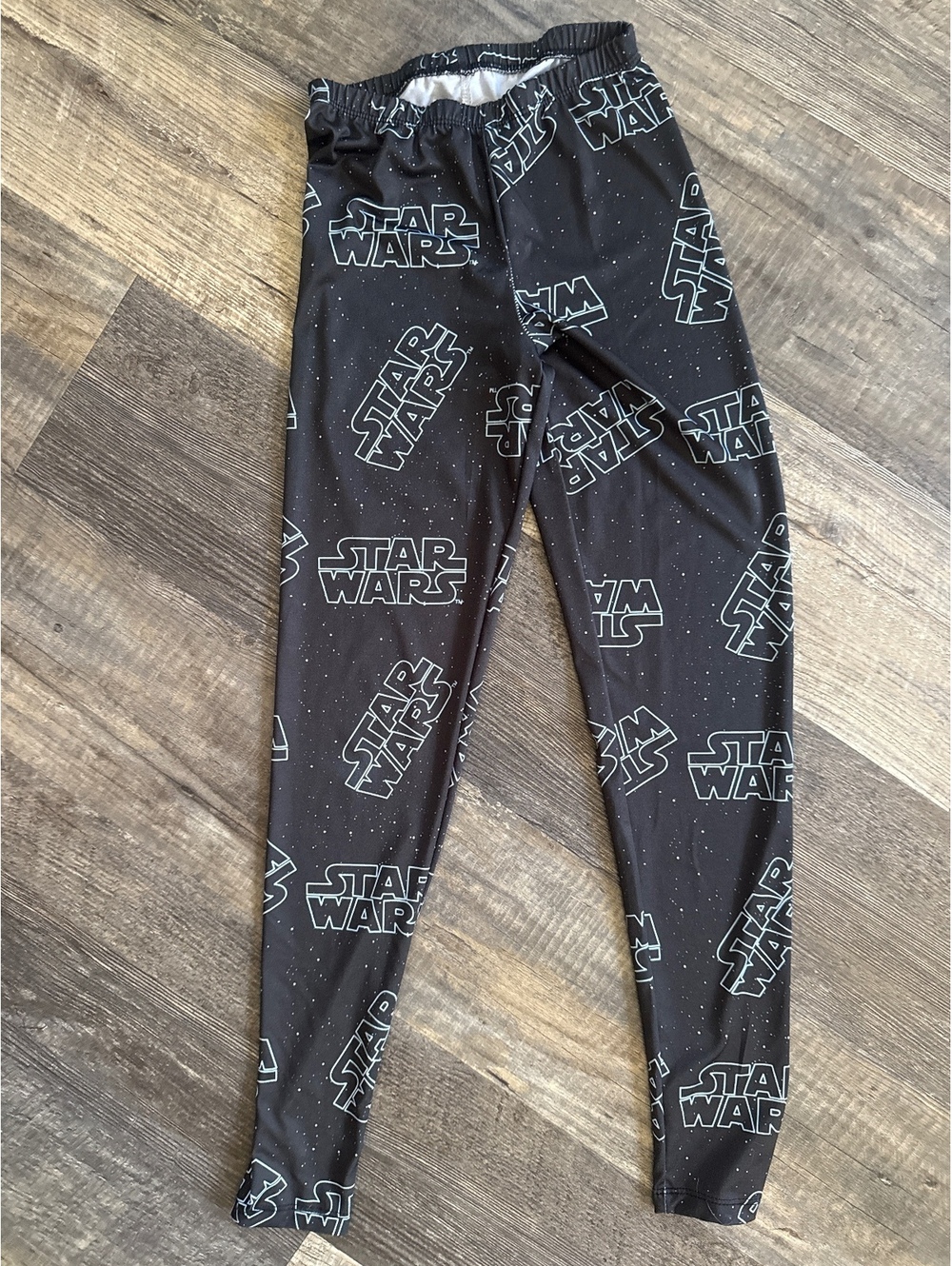 Star Wars Black Logo Print Leggings XS